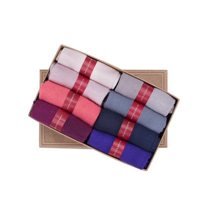 Women’s Bamboo Ankle Socks 8-Pack – Mixed Colors Soft Thin Low-Cut Socks Bambooven