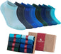 Women’s Bamboo Ankle Socks 8-Pack – Mixed Colors Soft Thin Low-Cut Socks Bambooven