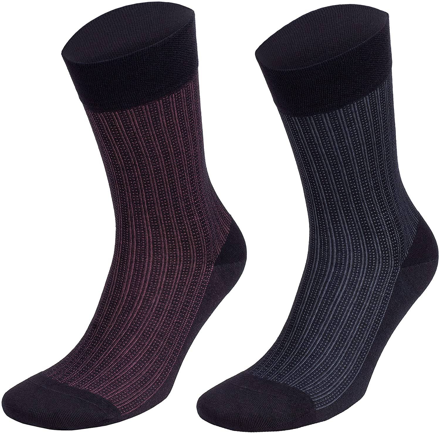Men’s Bamboo Lightweight Dress & Trouser Socks – 8-Pack | Odor-Free, Breathable, Premium Comfort - 543 Bambooven