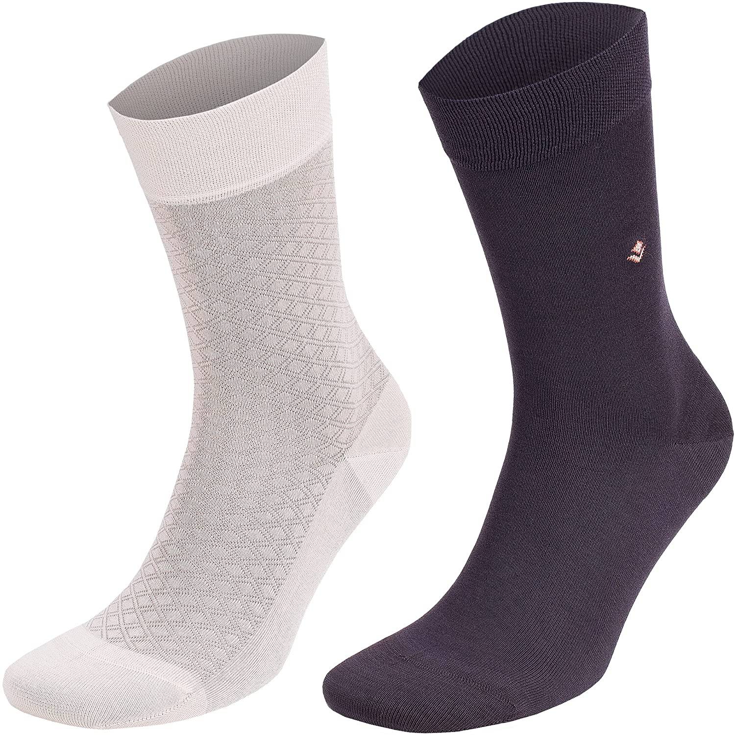 Men’s Bamboo Lightweight Dress & Trouser Socks – 8-Pack | Odor-Free, Breathable, Premium Comfort - 543 Bambooven