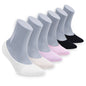 Women’s Bamboo No-Show Socks 6-Pack | Invisible, Breathable, Moisture-Wicking Socks - 612 Bambooven