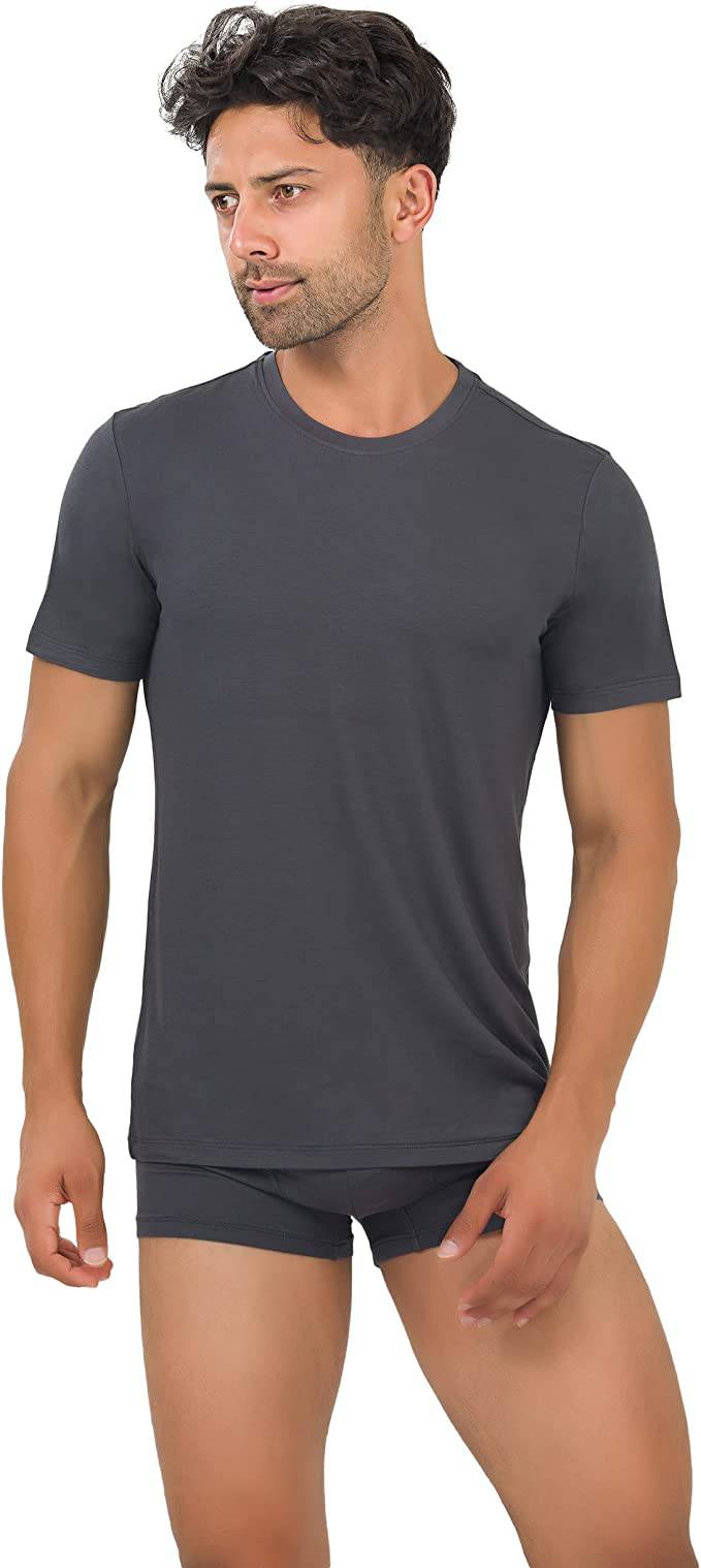 Men’s Bamboo Crew Neck Undershirts 3-Pack Bambooven