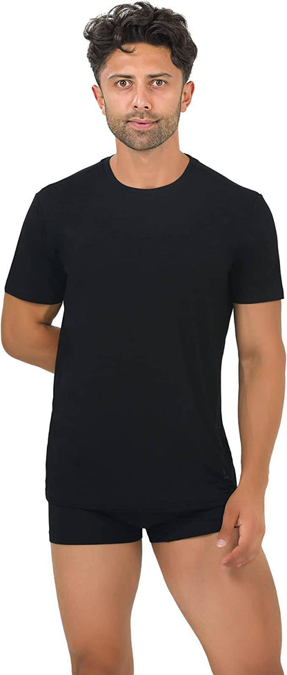 Men’s Bamboo Crew Neck Undershirts 3-Pack Bambooven