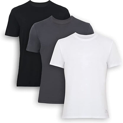Men’s Bamboo Crew Neck Undershirts 3-Pack Bambooven