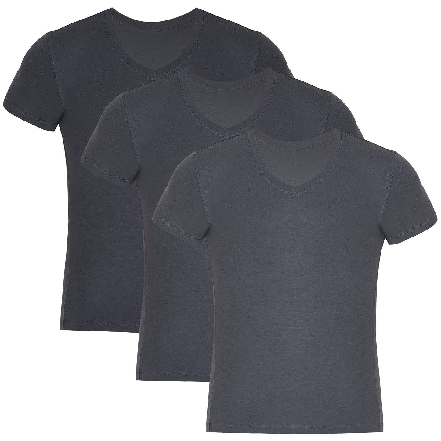 Men’s Bamboo V-Neck Undershirts 3-Pack Bambooven