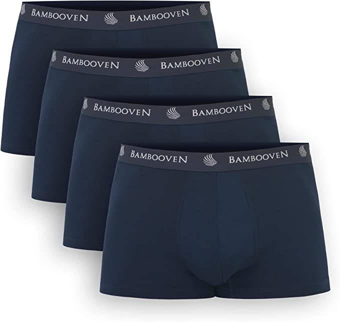 Men’s Bamboo Trunks with Pouch 4-Pack Bambooven