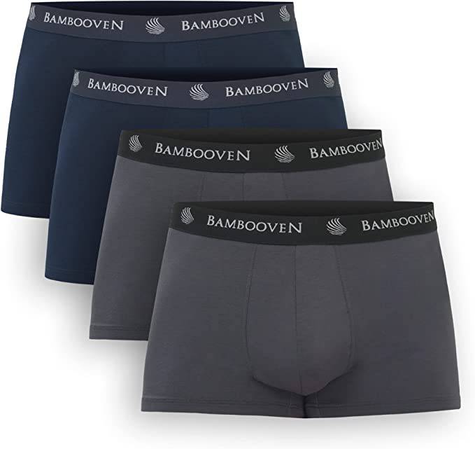Men’s Bamboo Trunks with Pouch 4-Pack Bambooven