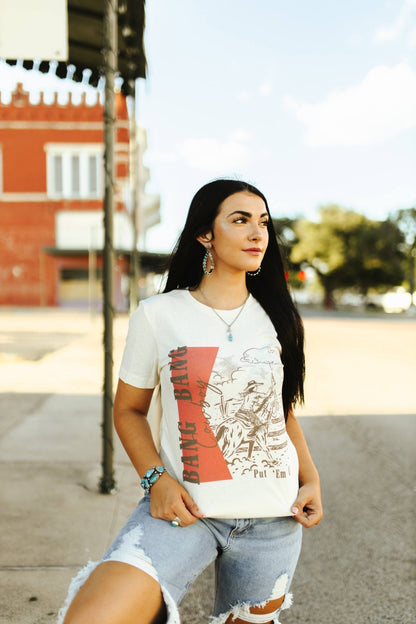Bang Bang Cowboy Graphic Tee Wild Junkie