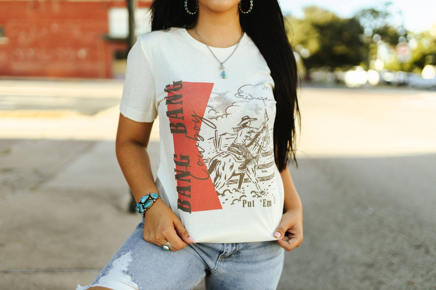 Bang Bang Cowboy Graphic Tee Wild Junkie