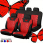 Butterfly Heat Transfer Craft Car Seat Cover for 5 Seats (Universal Type) NovaCart
