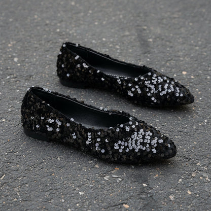 Women’s Pointed-Toe Flat Casual Shoes – Stylish Everyday Sneakers FitiqueFit