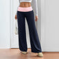 Women’s Wide-Leg Patchwork Pants FitiqueFit