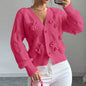 Women's Bow Cropped Cardigan FitiqueFit