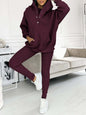 Casual Hooded Sweater Thickened Thread Fitted Vest Pants Three-piece Set See size chart under “more details” The Fashion Celestial