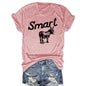 Women's Round Neck Short Sleeve T-Shirt - Casual Summer Top FitiqueFit