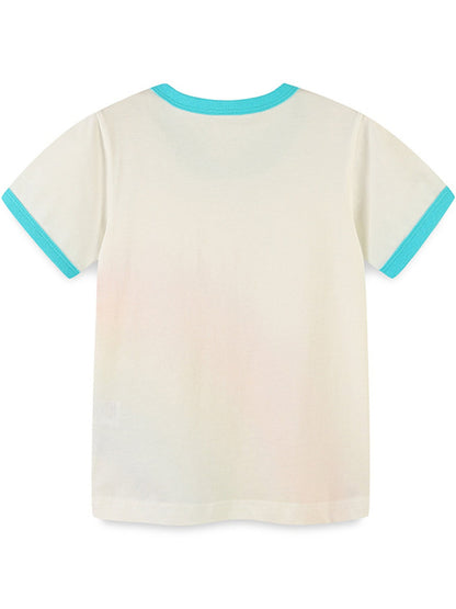 Children's Rainbow Graphic Crew Neck T-Shirt New Era Fashion LLc