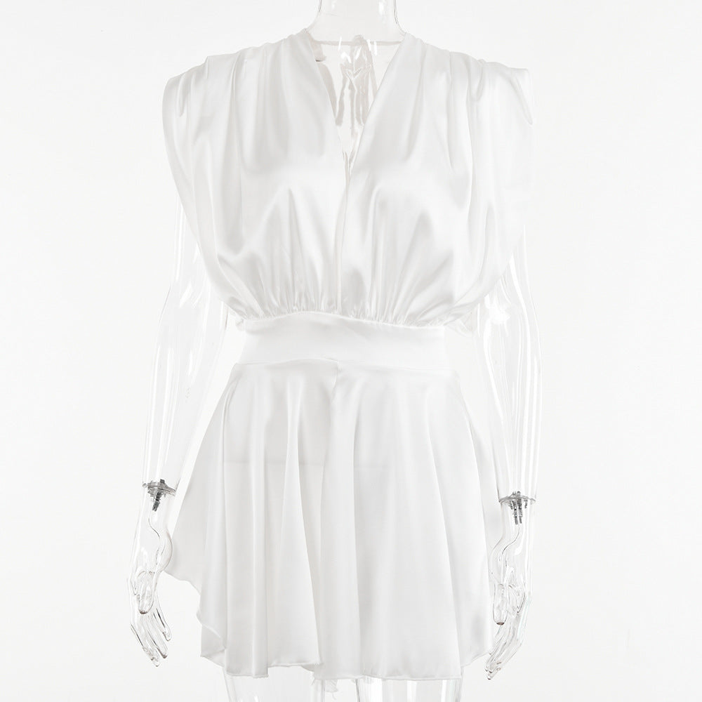 Women's Loose Design Culottes Jumpsuit Tops See size chart under “more details” The Fashion Celestial