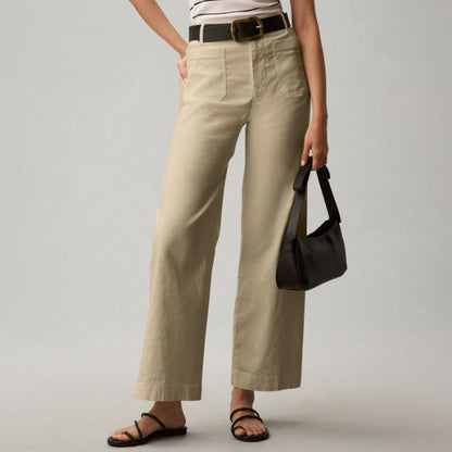 Plus Size High Waisted Slimming Solid Color Suit Pants FitiqueFit