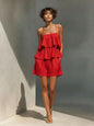 Women's Multi-Layer Ruffle Camisole & Shorts Set FitiqueFit