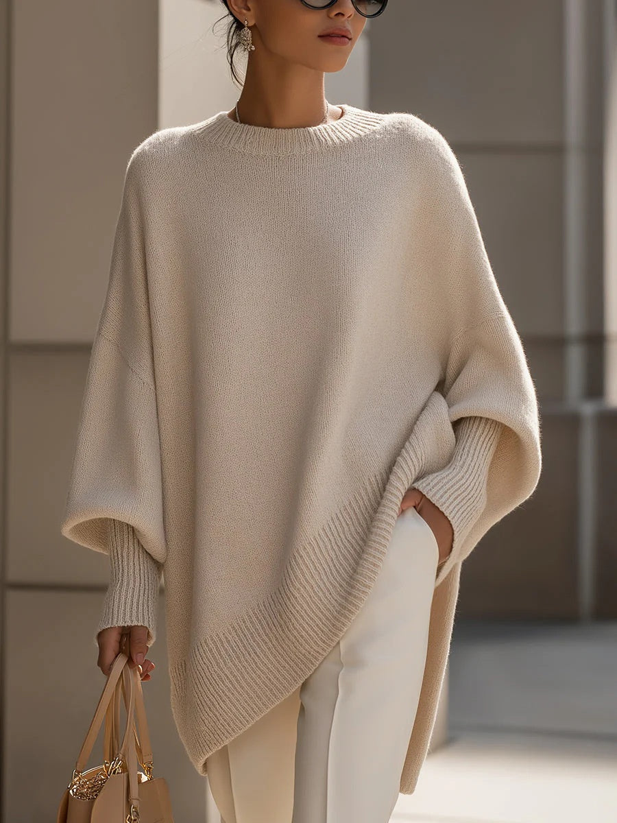 Thick Round Neck Women's Loose All-matching Knitted Pullover Sweater See size chart under “more details” The Fashion Celestial
