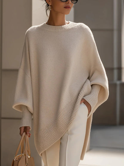 Thick Round Neck Women's Loose All-matching Knitted Pullover Sweater See size chart under “more details” The Fashion Celestial
