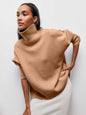Winter Turtleneck Sweater Ins Solid Color Long Sleeve Pullover Top Women's Clothing Grayceful LLC