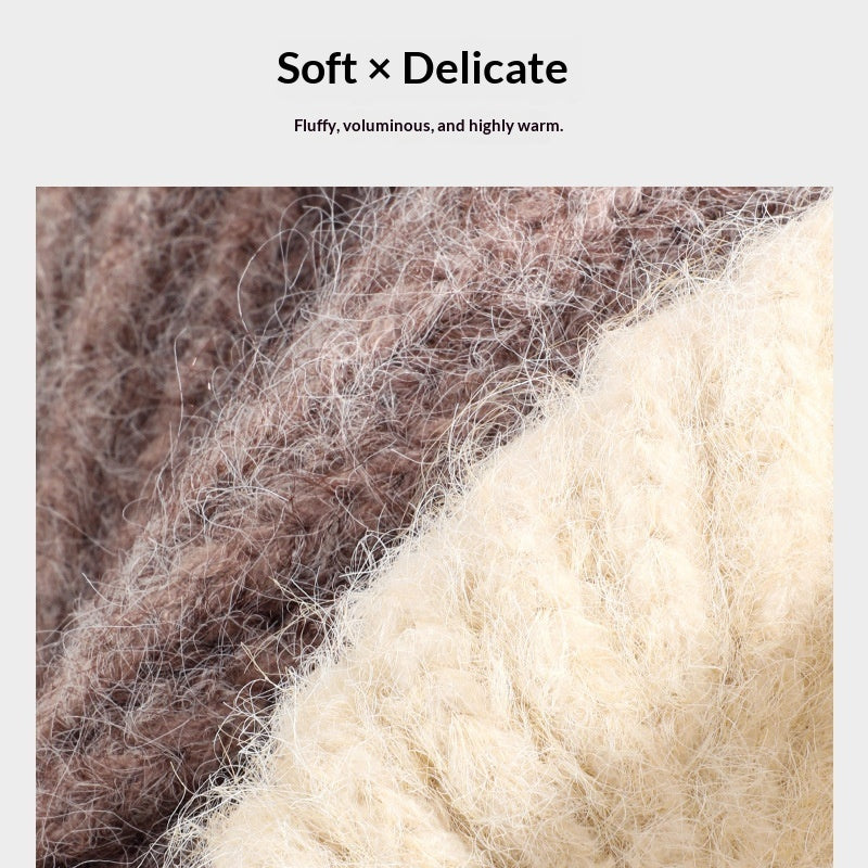 Women’s Cozy Wool Knit Beanie – Soft Warm Fall & Winter Hat FitiqueFit