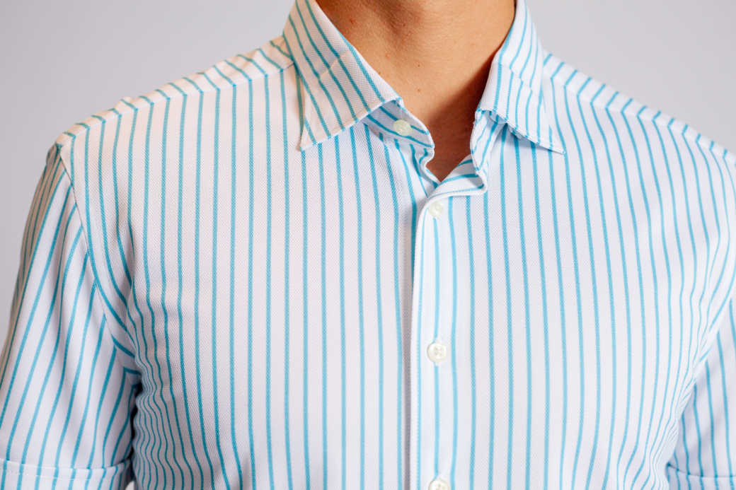 Corsica Stripe Short Sleeve Tech Shirt Buki