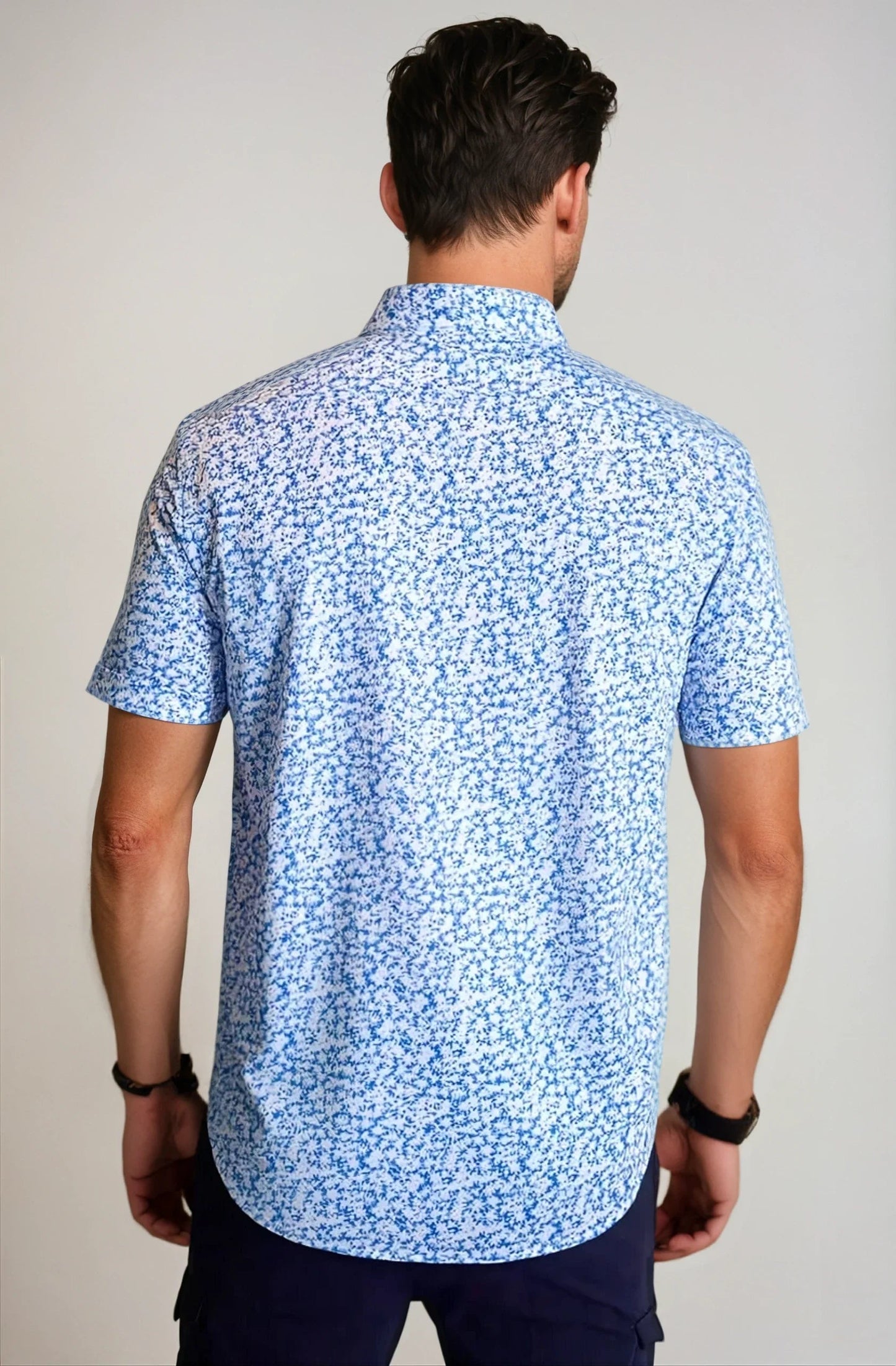 Five-O Floral Short Sleeve Tech Shirt Buki