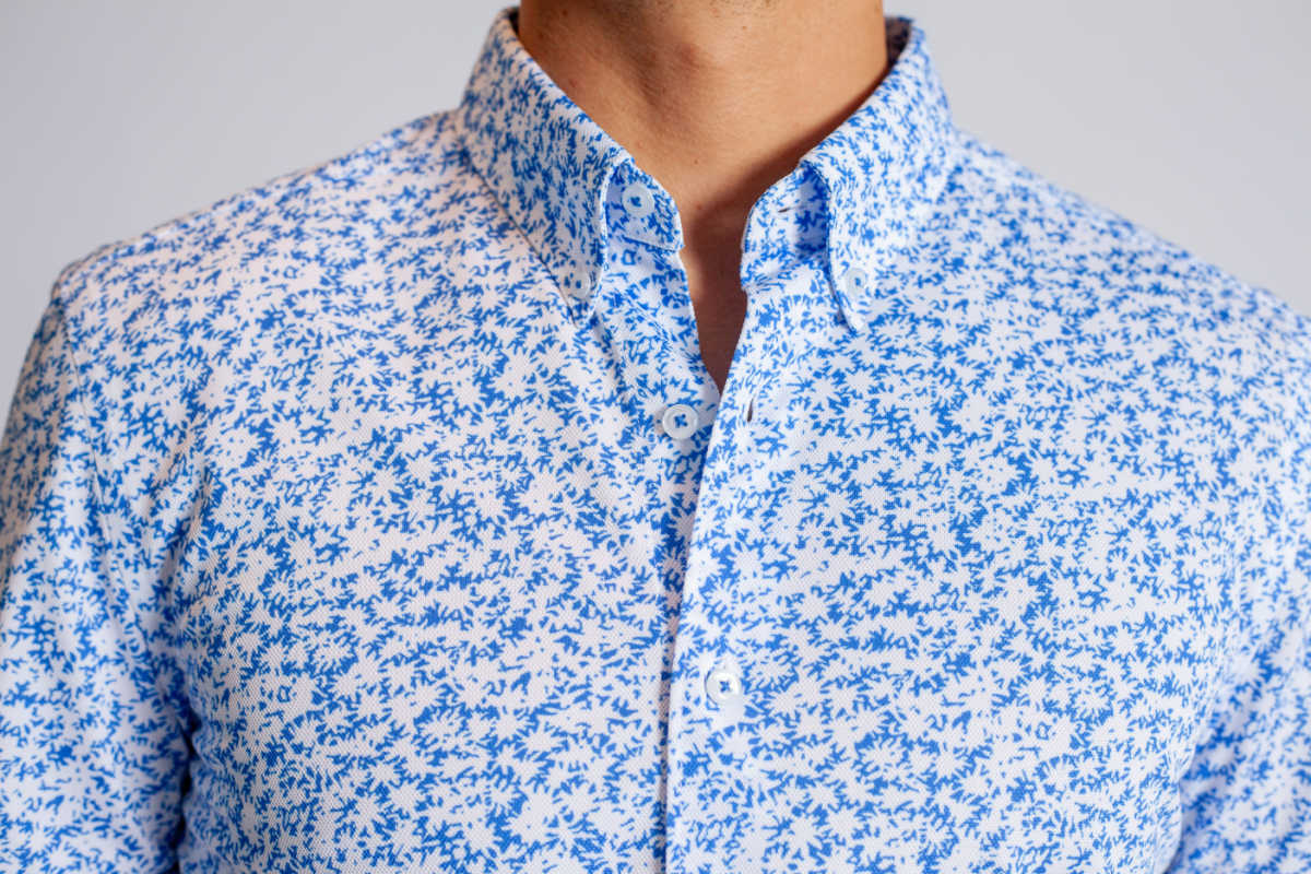 Five-O Floral Short Sleeve Tech Shirt Buki