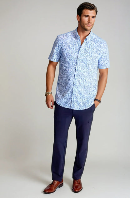 Five-O Floral Short Sleeve Tech Shirt Buki