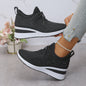 Ins Rhinestone Sneakers Fashion Lace Up Wedges Casual Shoes Women's Daily Commuting Sports Shoes See size chart under “more details” The Fashion Celestial