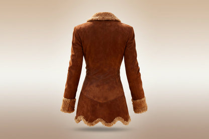Women’s Thick Fleece Fur Lined Winter Coat FitiqueFit