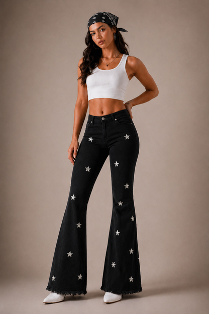 Midnight Stardust Bells GJG DENIM
