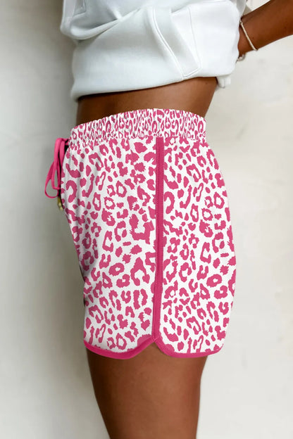 Leopard Drawstring Shorts – Comfortable and Stylish Fit See size chart under “more details” The Fashion Celestial