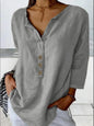 Modern Notched-Collar Button-Down Shirt – Relaxed Chic Staple FitiqueFit