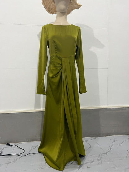 Graceful Satin Banquet Long Dress Grayceful LLC