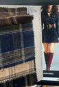 Women's Plaid Collared Sleeveless Fitted Waist Dress FitiqueFit