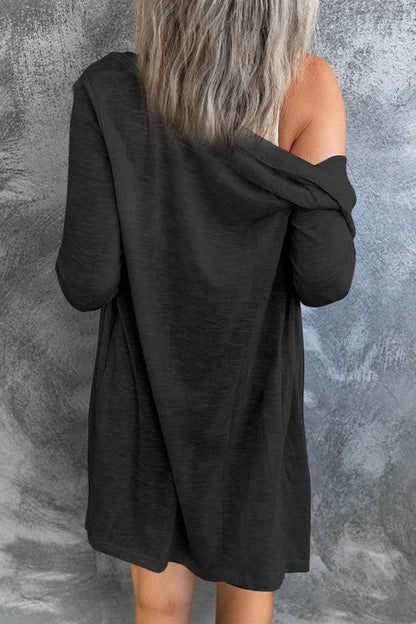 Solid Open-Front Buttoned Cardigan Shop Style & More | Fresh Looks, Everyday Deals & Free Shipping