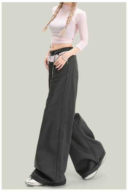 Women’s Vintage Lace Panel Casual Pants FitiqueFit