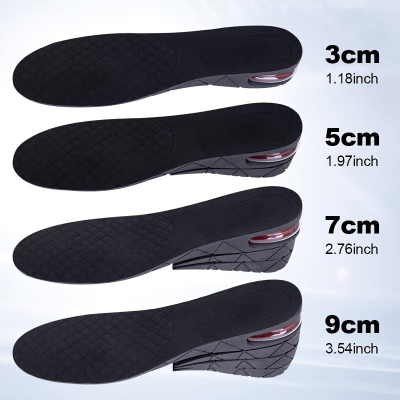 [Height Boost Insole] Adjustable Height Increase Insole | 3-9cm Invisible Shoe Heel Insert, Taller Support Absorbant Foot Pad Cushion NovaCart