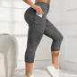 7-Point Athletic Pocketed Skin-Tight Fitness High-Waist Butt-Lifting Cycling Yoga Leggings NovaCart