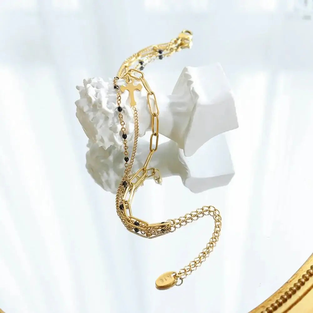 Layerlight Chain Bracelet Ivory Embers