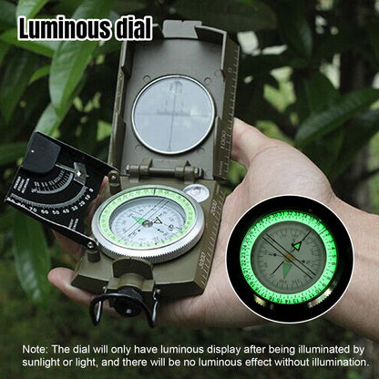 Multifunctional Luminous Dial Waterproof Anti-fog Accurate Compass For Hiking Camp NovaCart