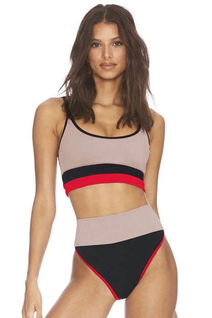 Color Block Spaghetti Strap Two-Piece Swim Set New Era Fashion LLc