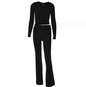 Long Sleeve Sweater And High Waist Long Pants Set FitiqueFit