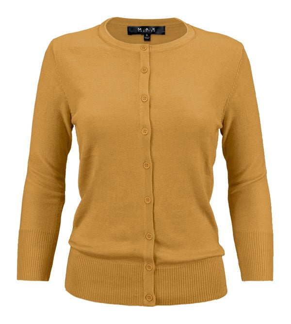Crewneck Button Down Knit Cardigan Sweater Shop Style & More | Fresh Looks, Everyday Deals & Free Shipping