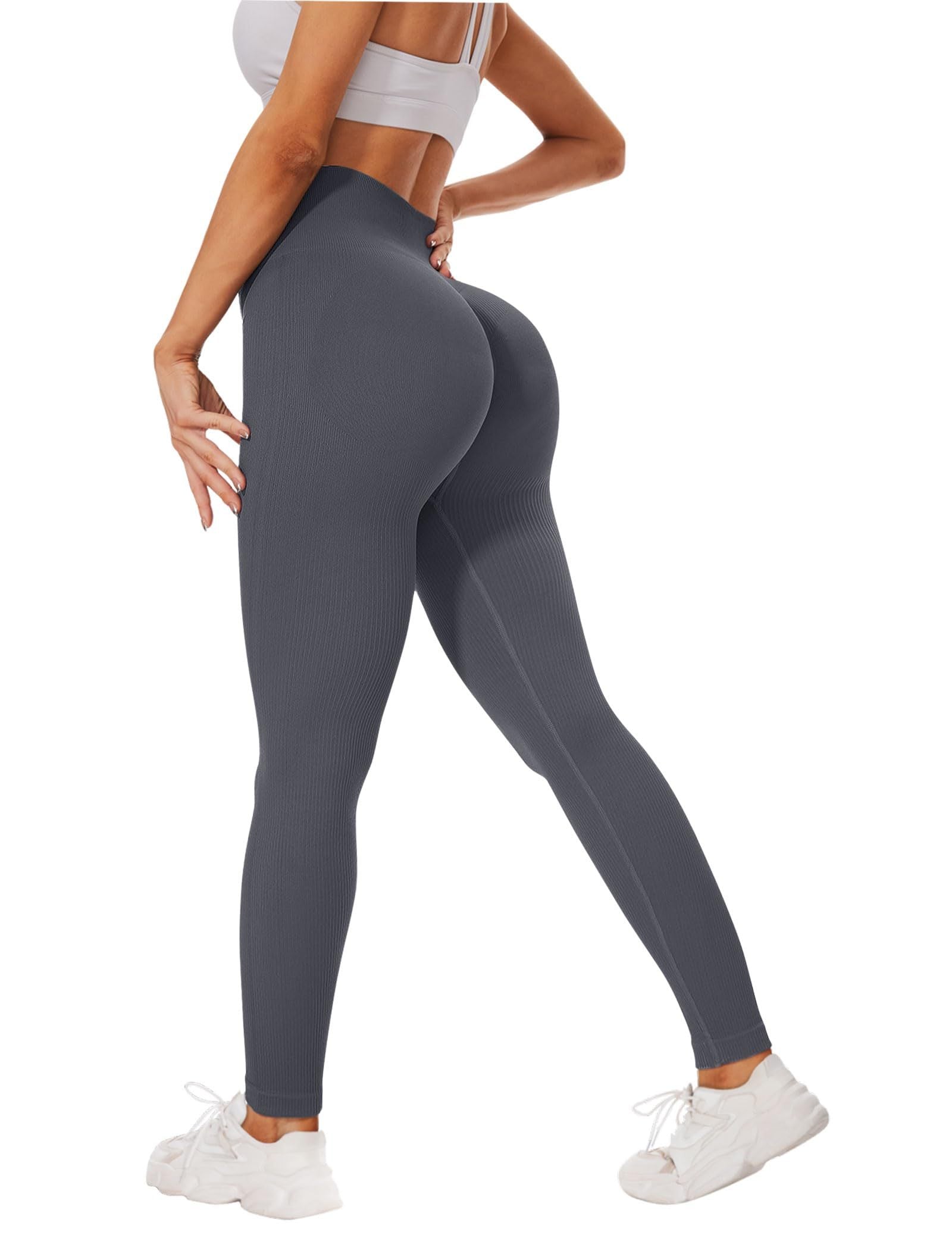 High-waisted seamless cropped leggings FitiqueFit