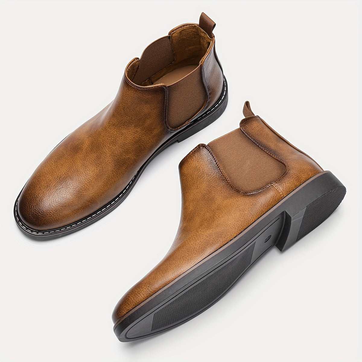 Men'S Chelsea Boots Available in Sizes 40-46, Classic Style Ankle Boots for Casual Wear #KD5232 NovaCart