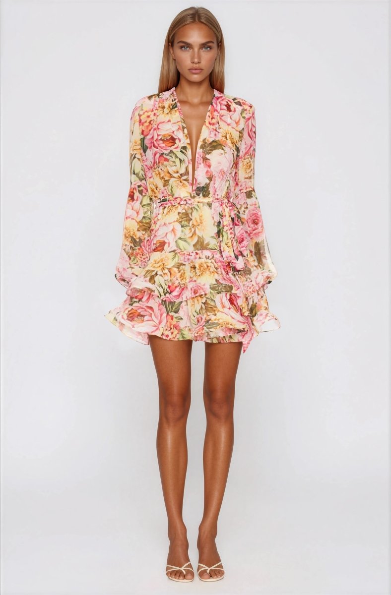 Bedouin Rose Mini Dress – Rose Floral XO, Tina